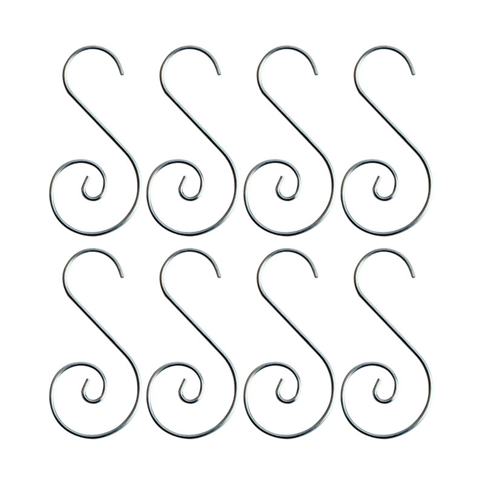 

Рождественские принадлежности Аксессуары Рождественские крючки Крючки для украшения елки 20 шт. серебряный