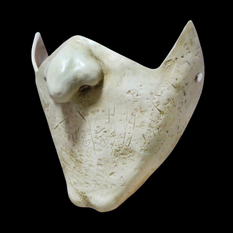 Černá Telefonní Maska Na Celý Obličej Halloweenská Kostýmová Doplněk Pro Cosplay A Večírky