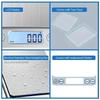 Kitchen Scale Stainless Steel Food Scale with LCD Display for Precise Weighing of Cooking Ingredients Diet