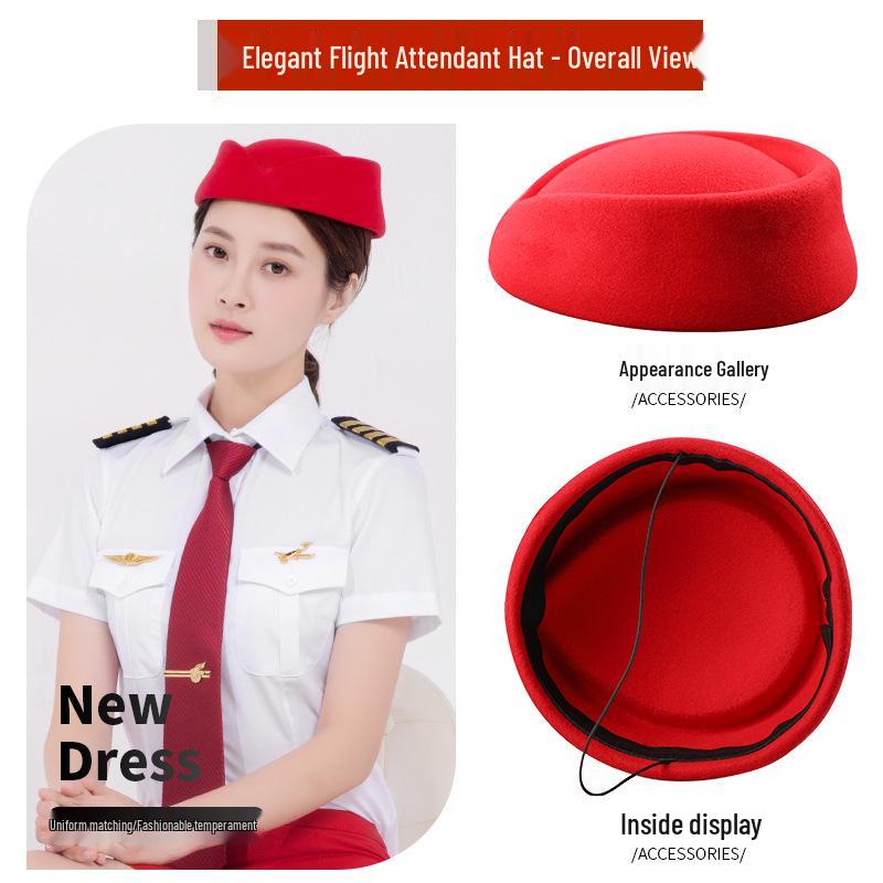 Hainan Airlines Women's Performance Stewardess Hat