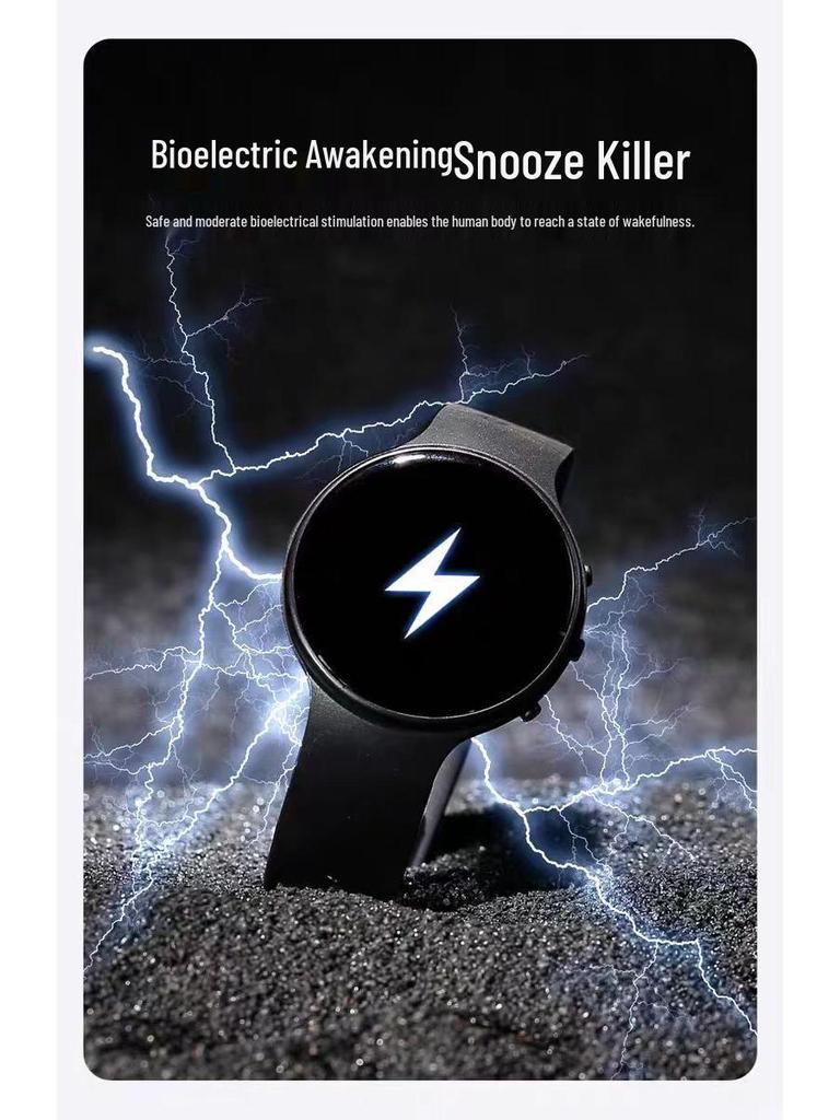 Vibrating Smart Wake-Up Bracelet: Silent Alarm with Pulse Shock for Students
