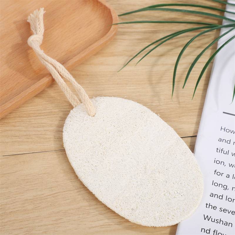 Loofah Scrubbing Sponge With Ultrafine Fiber For Dish And Pot Washing