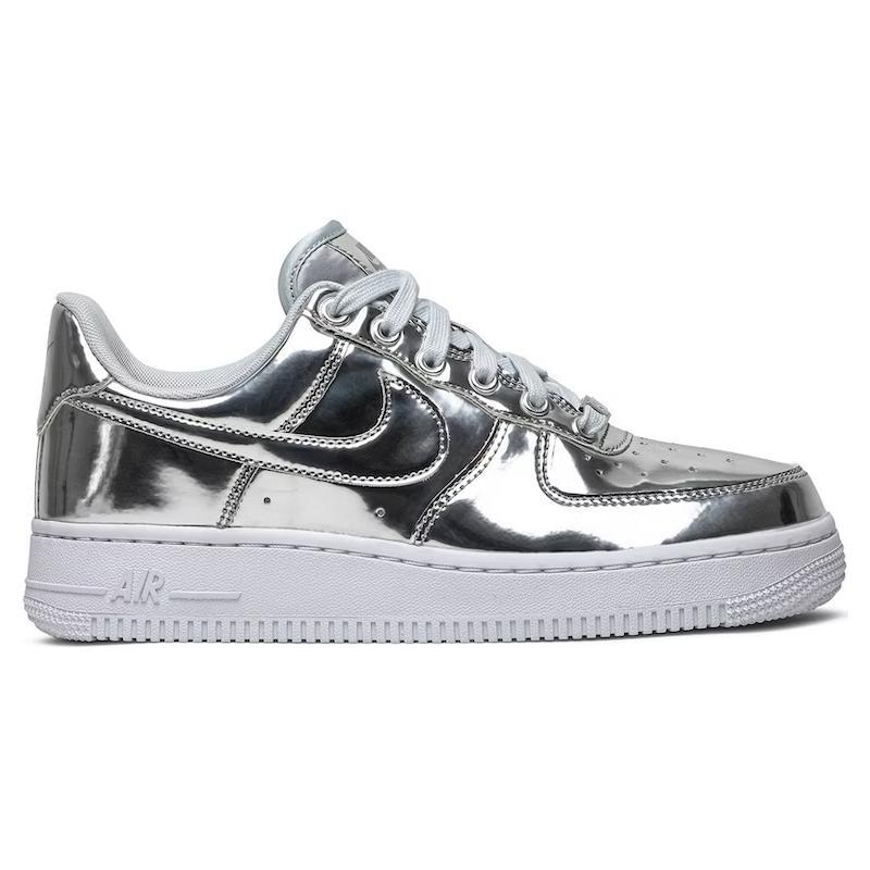 Nike Air Force 1 Sp 'Liquid Metal   Chrome' Damen-Sneaker CQ6566-001