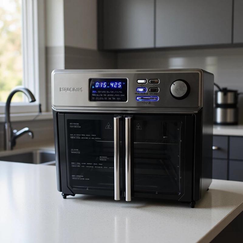 US Standard 110V Cyclone Air Fryer Oven with Taiwan Plug, Large Capacity Electric Oven