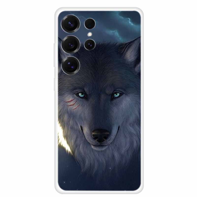 Capa For Samsung Galaxy S26 Ultra Phone Case Clear Soft TPU Silicone Cover for S 26 Ultra Transparent Funda Cartoon Painted Para