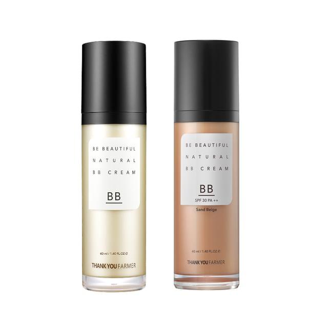 

THANK YOU FARMER Be Beautiful Натуральный BB-крем SPF30 PA++ 40 мл - 2 оттенка #01 Natural Beige