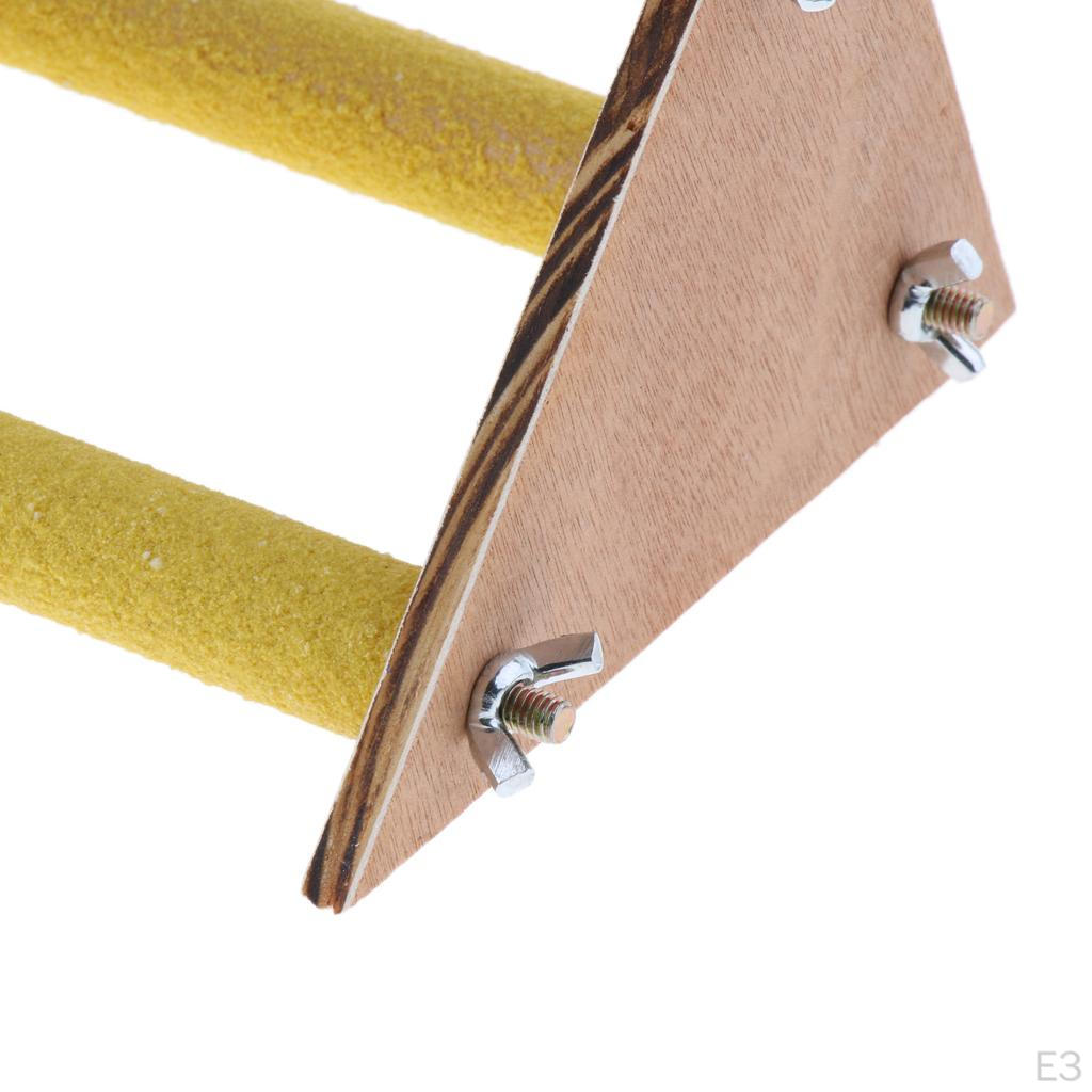 Parrot Bird Perch Stand toys Gym Wooden Activity Table Playstand