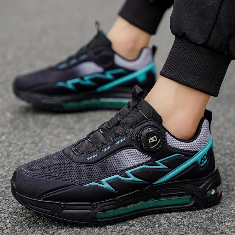 Spring and Summer Men's Running Shoes Men's Large Size Breathable Fashion Sports Casual Shoes Couple Air Cushion Shoes