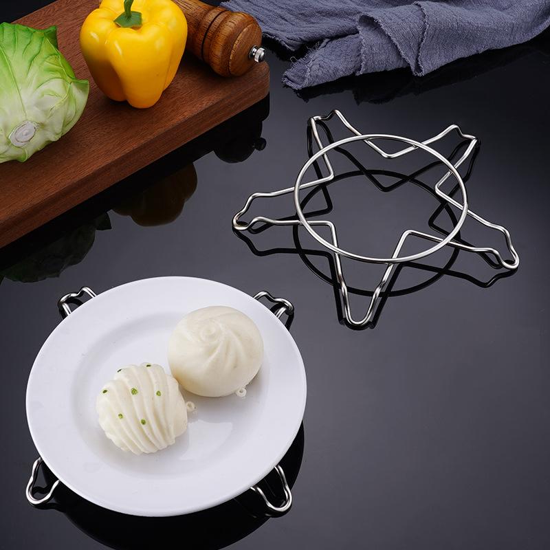Langlebiger Edelstahl Kreativer Dampfgarer Rack Topf Schnellkochtopf Isolierung Dampfgarer Standgitter Küchenkochgeschirr Zubehör