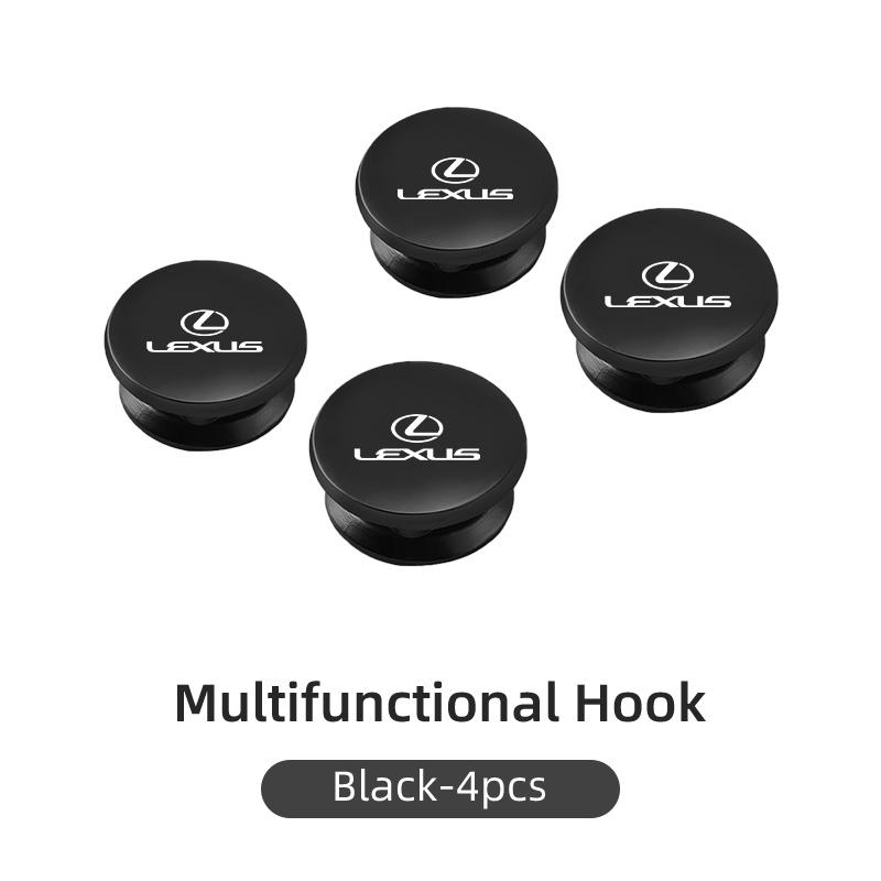 Emblems Universal Car Sticky Hook Seat Headrest Hook Accessories For Lexus CT ES GS NX IS250 CT200h IS300h ES300h RX400h NX300h