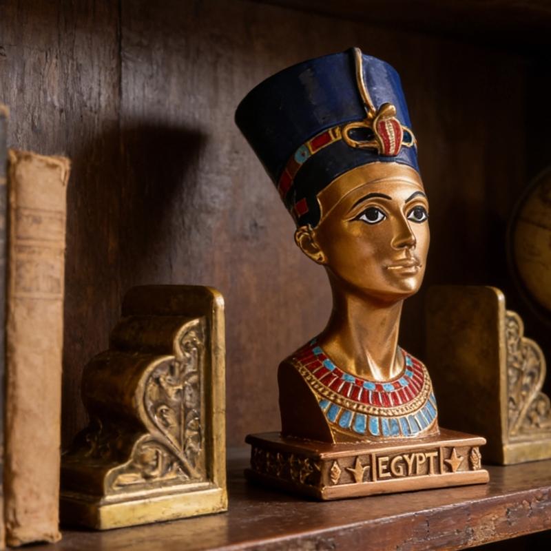 1/2Pcs Ancient Egypt Themed Resin Decorative Figurine Ethnic Fashion Collectibles For Office and Living Room Shelf