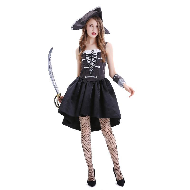

Женский костюм на Хэллоуин, косплей, большой размер, сексуальный костюм пиратки XL