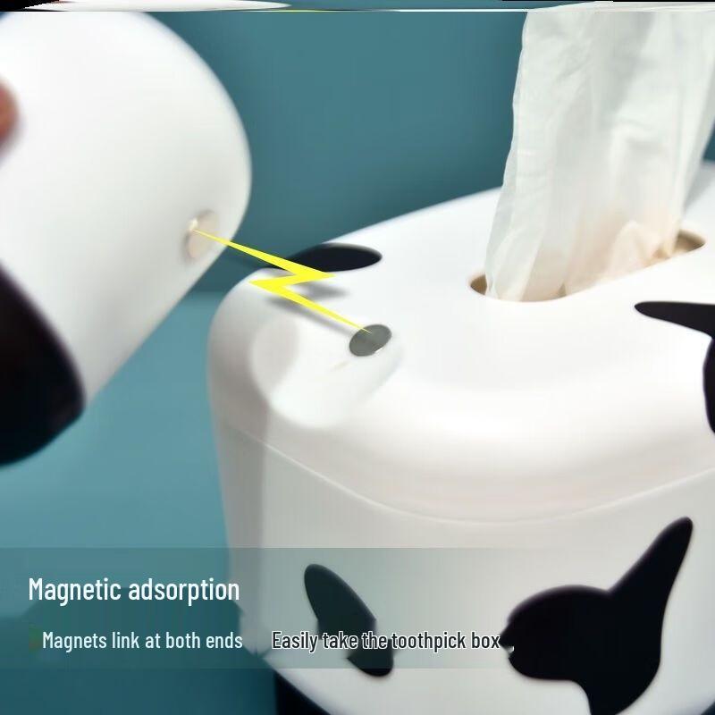 Ins-Style Cow Print Tissue Box