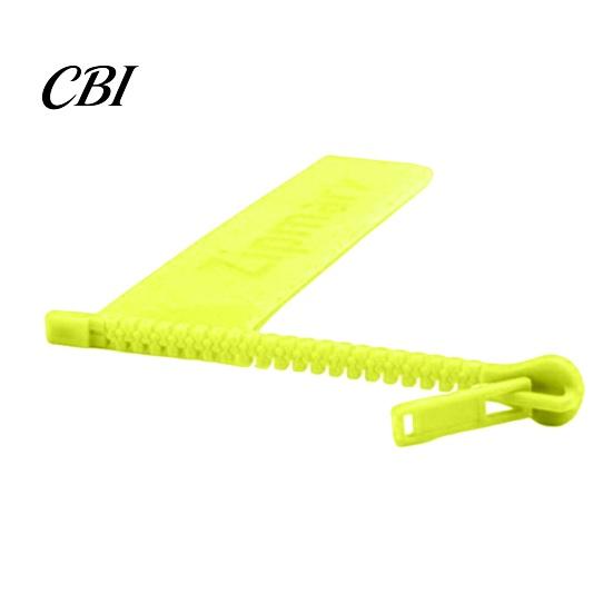 Portable Book Marker Long Zipper Bookmark for Thick Book, Plastic 3D Page Reading Men & Women, Accessory
