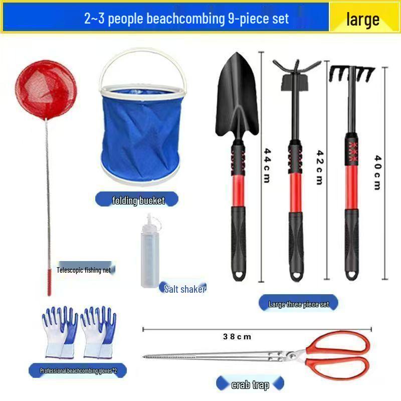 Seaside Clam and Crab Digging Tool Set for Kids
