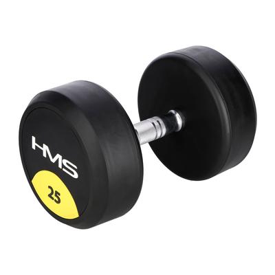 Rubber-coated Dumbbell 25kg HG PRO HMS