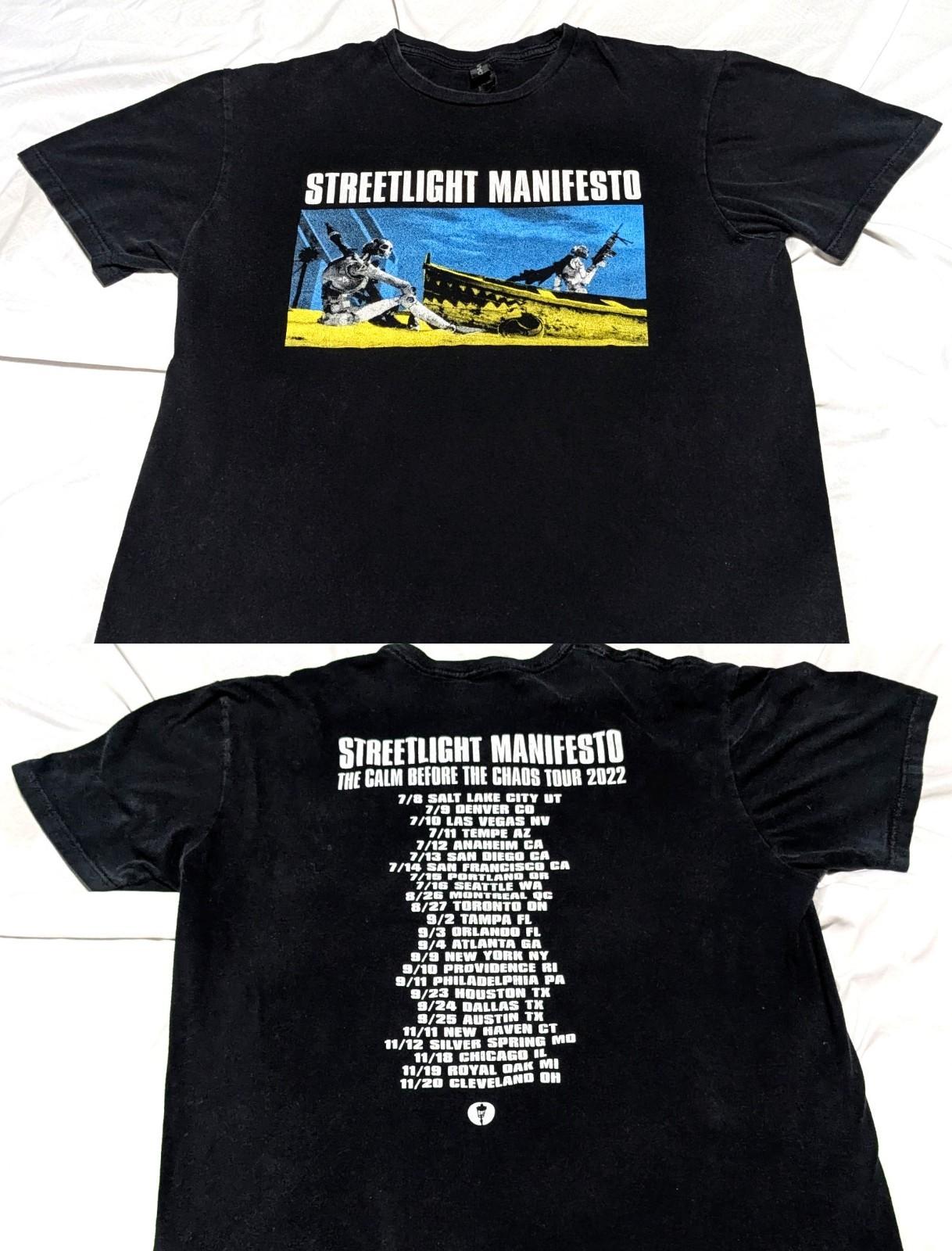 The Calm Before the Chaos 2022 Tour Streetlight Manifesto Band T-shirt S to 5XL XXXXL