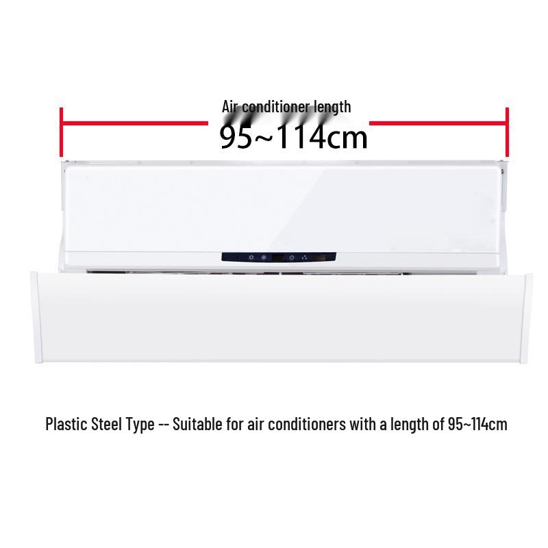 Universal Wall-Mounted Air Conditioner Wind Deflector for Cooling and Windproofing