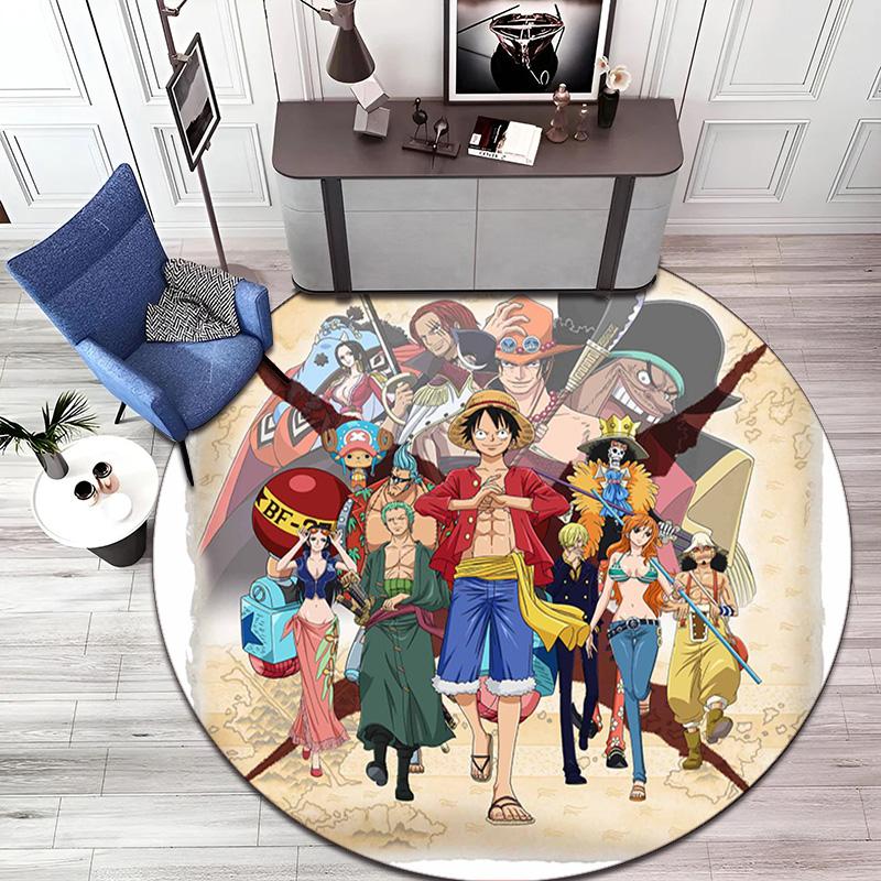 Cute Monkey D. Luffy from the Japanese manga ONE PIECE carpet is soft, home, bedroom, door mat decoration, and non slip carpet E16