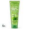 Miraclair Aloe Vera 100% Pure Alcohol-Free Soothing Gel, Moisture-Rich, 5 Pcs, 100ml