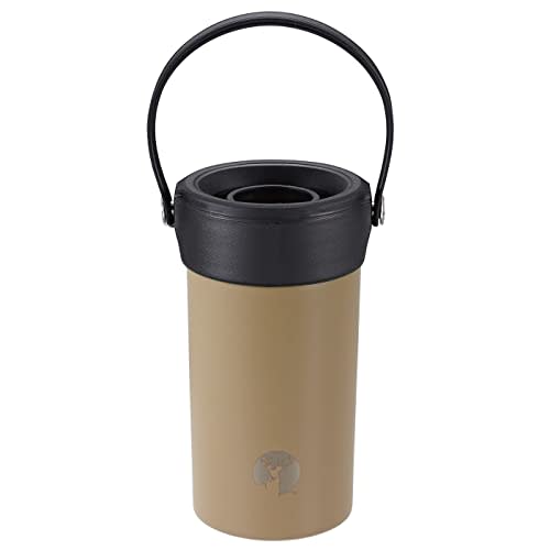 Captain Stag (CAPTAIN STAG) HD Stainless Steel Vacuum Insulated Water Bottle Holder/Cooler, Keeps Hot or Cold, Fits 500ml and 600ml Bottles, with Hand