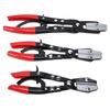 3 Pcs Ratcheting Hose Pinch Pliers Set 8 10 12 Inch Locking Hose Pinch Off Pliers for Heatsink Coolant Car Fuel Lines