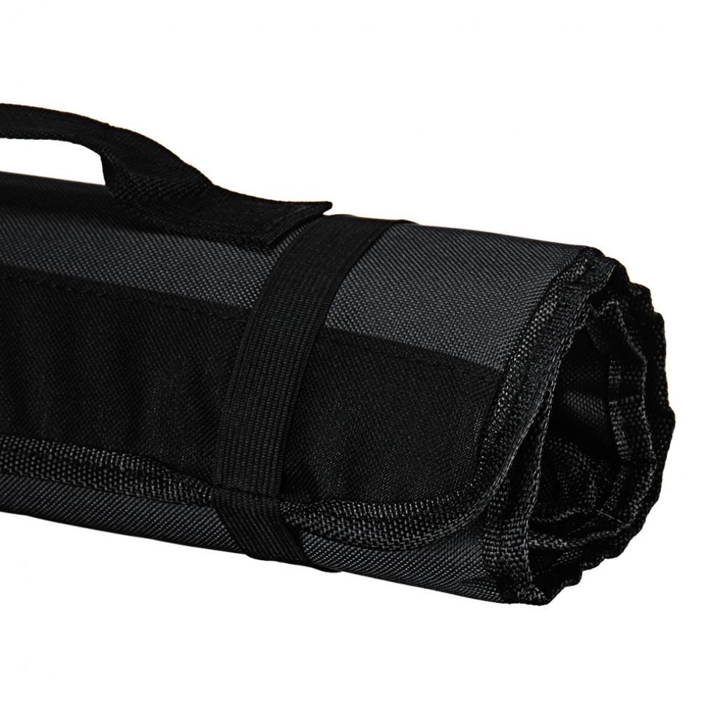 Portable 22 Pockets Carrying Kitchen Chef Knife Roll Bag Cutlery Storage Case