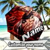 Custom Name Personalized Jujutsu Kaisen Print Umbrella, Auto Open Close, 8‑Rib Sturdy Frame, Commute Camping Hiking Use, Birthday Gift