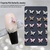 Mini Butterfly Alloy Nail Art Ornaments - Luxury Marquise Diamond Nail Decorations