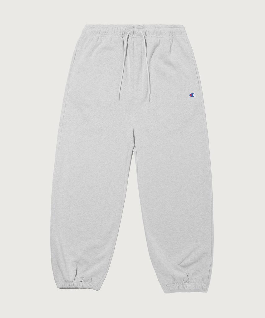 CHAMPION C-Logo Wide Fit Sweat Jogger Pants Light Grey