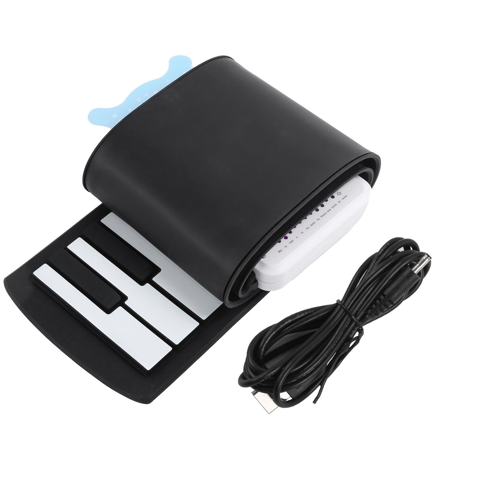 

Ручне піаніно Гнучке Портативне 49 клавіш Перезаряджуване Вбудований динамік Клавішний інструмент K5