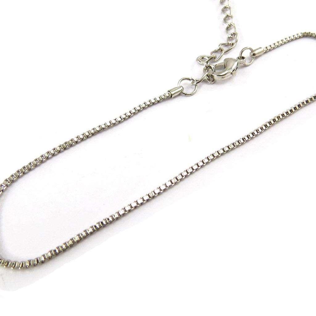 Les Trésors De Lily [K0299] - Silver 'Venetian' Ankle Chain