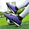 Soccer Shoes Men's Large Size Football Boots 35-45 Men's/Children's High Top Short Spikes Outdoor Anti-slip Football Boots