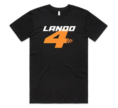 Lando 4 Tričko Top Závodní Dospělé Dětské Dětské Top Norris