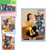 Tom And Jerry Plush Toy Pillow Stuffed Doll Kids Valentine's Day Gift Cartoon