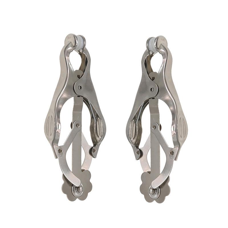 Electric Shock Nipple Clamp Female Clip Sexy Toy Suit Combination Men and Women Passion Toys Adult Supplies Butterfly Clip