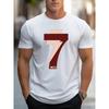 Europäische Größen Herren T-Shirt Bequem Rundhalsausschnitt Lässig Baumwolle Kurze Ärmel Weiches Atmungsaktives Oberteil Herrenmode T-Shirt Sommer Frühling Streetwear