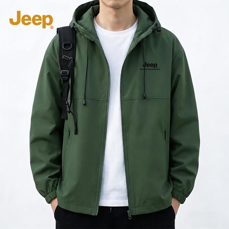 JEEP Men's Windproof Waterproof Casual Jacket