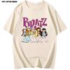 Bratz Women T-shirt Short Sleeve Tshirt Oversized Casual T Shirt Harajuku Tshirts Clothes Men Graphic Tops Cute Summer Clothing