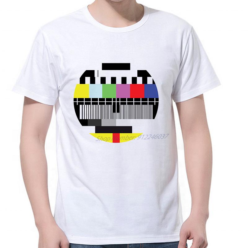 Tv Test Image Fashion Graphic T Shirts Cotton Short Sleeve Tshirts Summer Tops Tshirt New Arrival Goods Unisexs Clothes