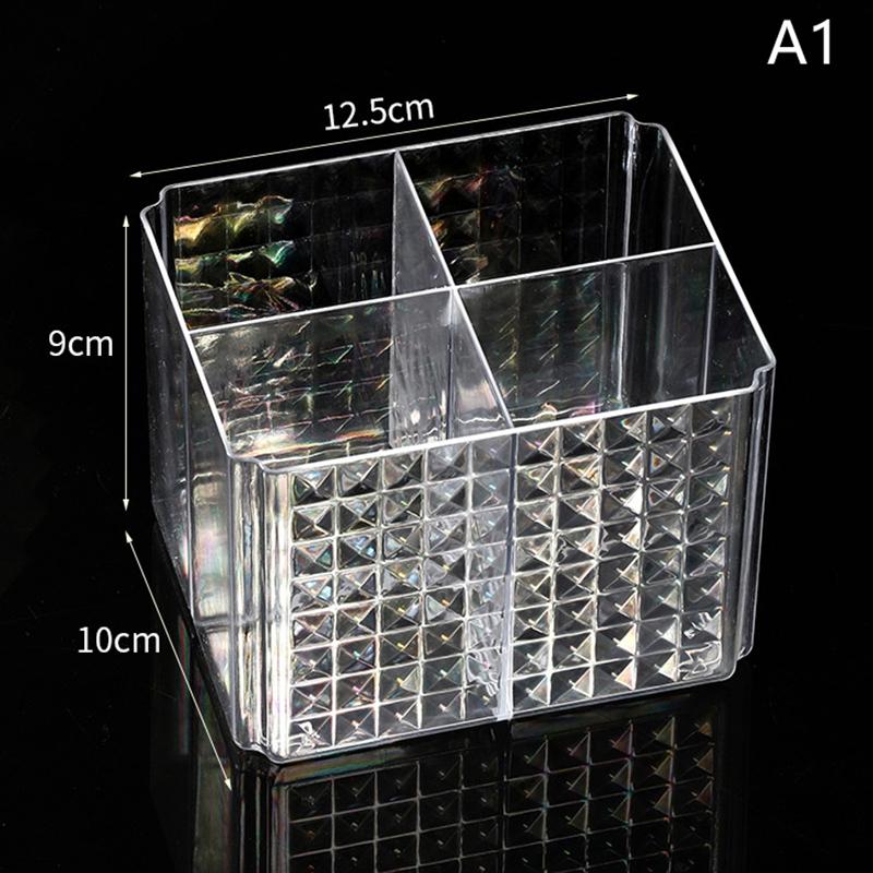 Clear Acrylic Makeup Brush Holder Desk Cosmetic Organiser Lipstick Storage Lipstick Storage Holder