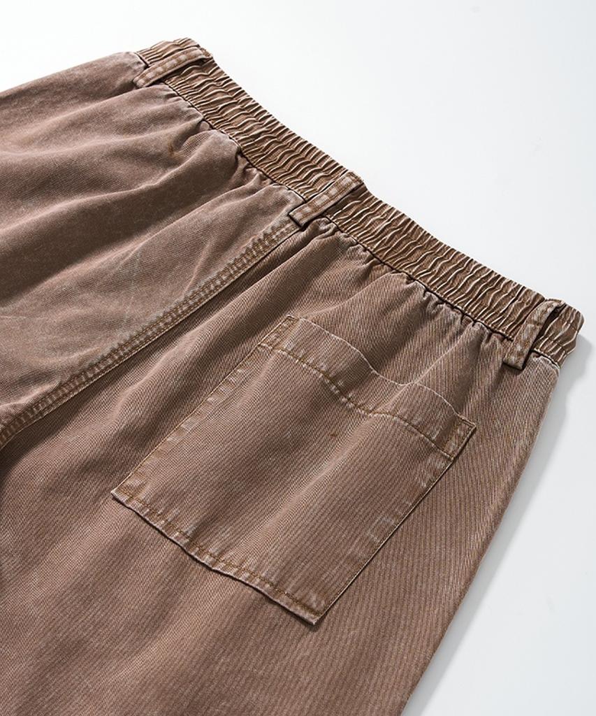 Beoteunseoul Utility Pigment Loop Washed Balloon Pants (3 Colors)