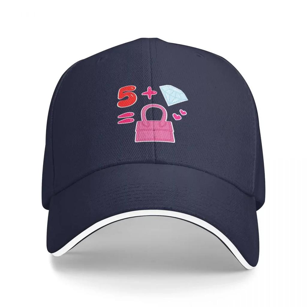 Red Five Diamonds In My Bag Baseball Cap Beach Hat Bobble Hat Christmas Hat Ladies Men's