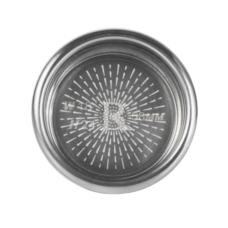 

304Stainless Steel Double Layer Coffee Filter Basket 58mm Espresso Powder Bowl Coffee Grinding Accessory for Coffee