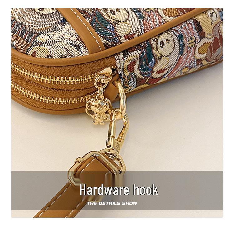 Trendige Damen Halbkreis Umhängetasche – Vielseitige Einzel-Schulter Handy-Tasche