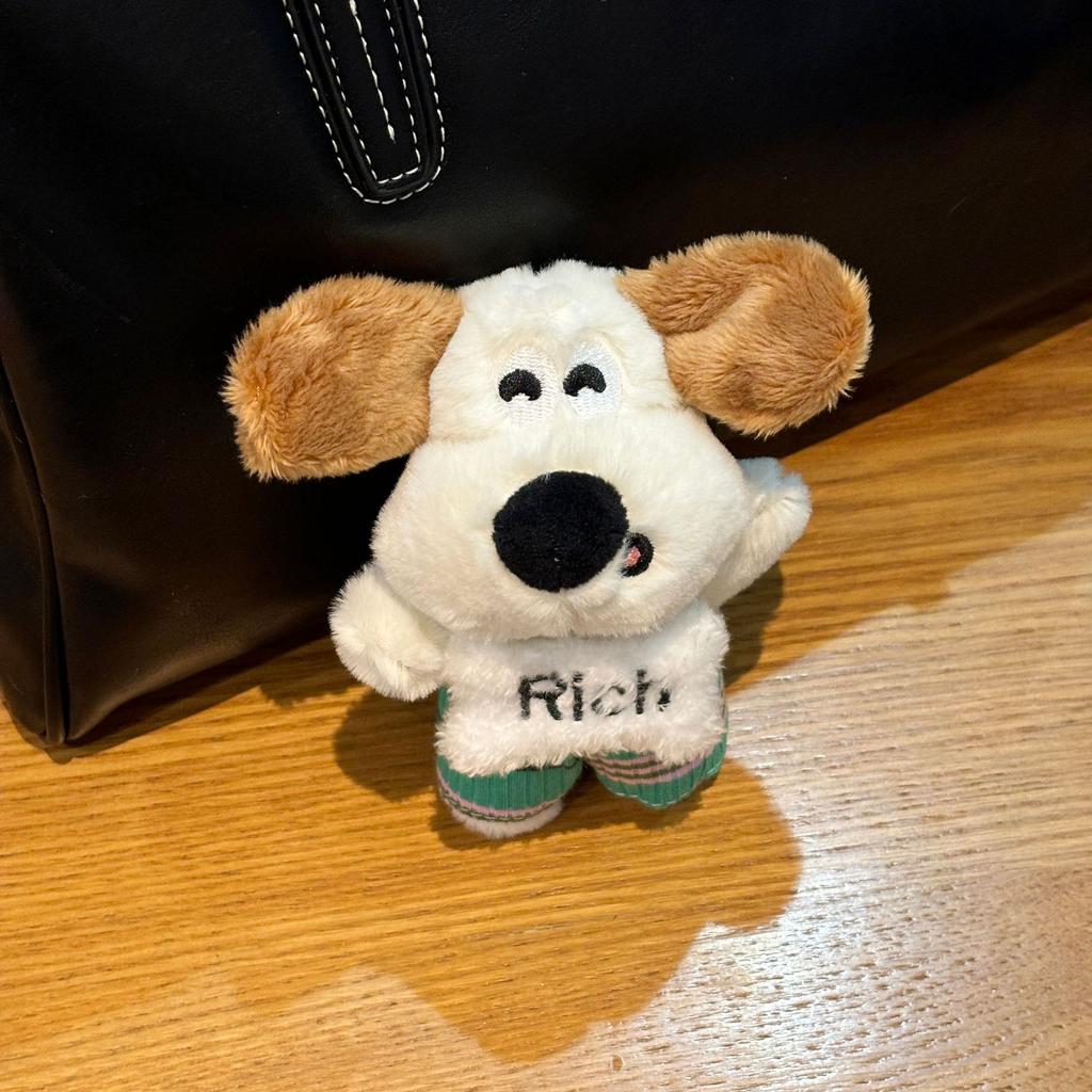 Trendy Toy Shop Grabbing Machine Small Pendant Plush Toys Boss Dog Doll Keychain Doll