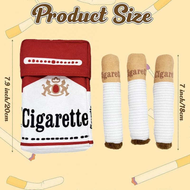 Interactive Giggles Dog Toys Funny Cigarettes Dog Toy Squeaky Cigar Pet Toys