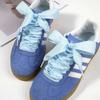 1 Pair Cute Pastel Gingham Check Ribbon Shoelaces Wide Flat Grid Multicolor Sweet Girly Bow Laces for Sneakers and Casual Shoes