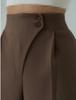 2026 European & American Slim Straight-Leg Long Pants for Women - Fashionable & Casual Design