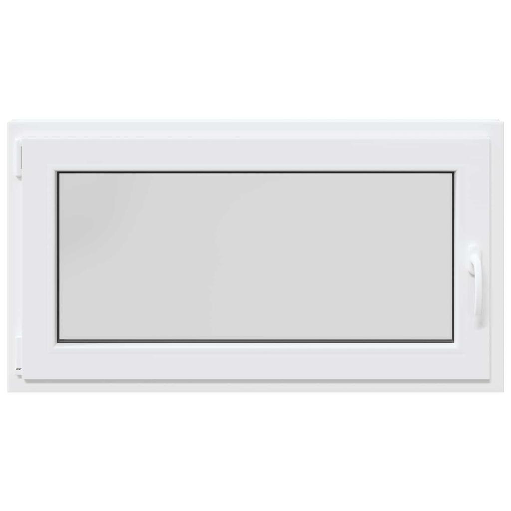 Ventana de Sótano RISOR 110 x 60 cm PVC y Vidrio Blanco